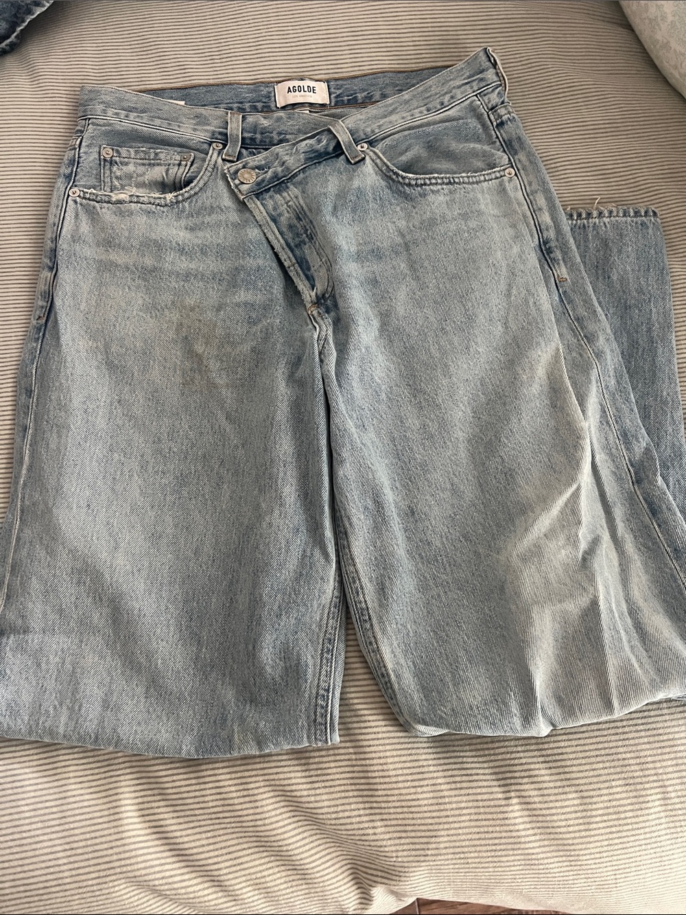 AGolde crisscross jeans 29